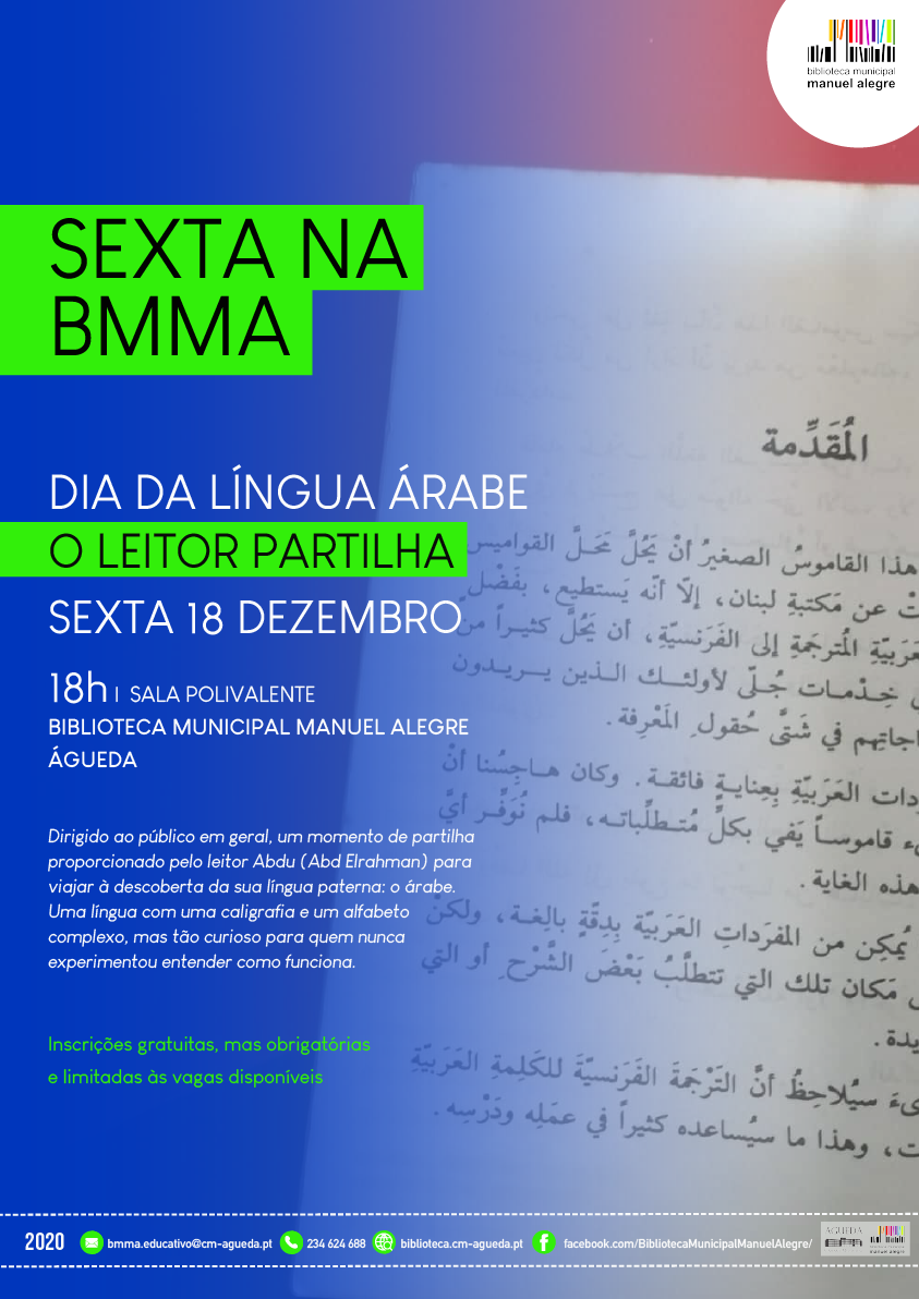 SEXTA NA BMMA - Dia da Língua Árabe